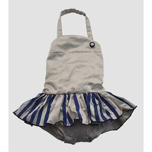 NEW WOVENPLAY girls' lohengrin tutu in silver and blue